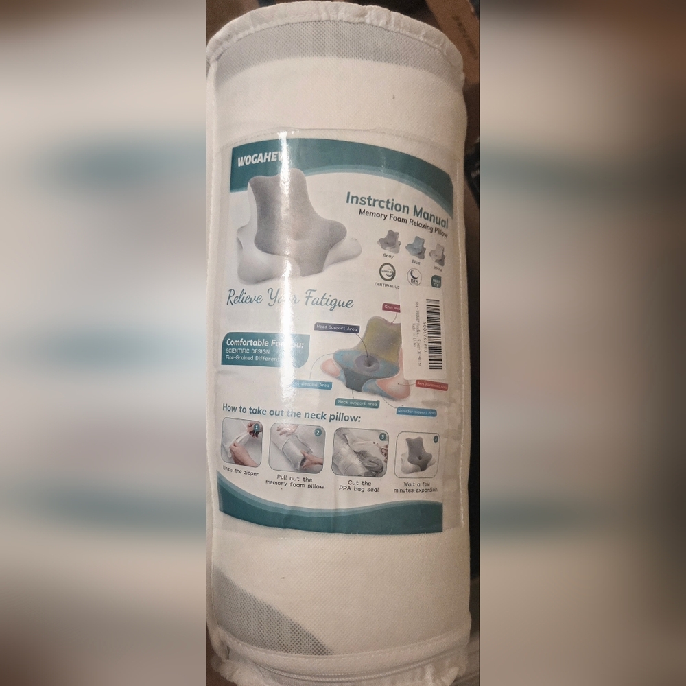 Reading Pillow for Bed, Lying, Leaning and Prone, Ergonomic Memory Foam - Picture 7 of 7